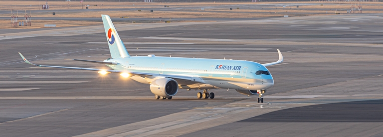 대한항공, 에어버스 최첨단 중대형 항공기 A350 운항 시작