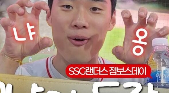 [점보스영상] 랜필에 등장한 끼누와 항공냥이(?)⚾🐈