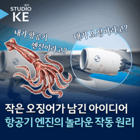 [스튜디오KE] 항공기 엔진과 오징어는 공통점이 있다?