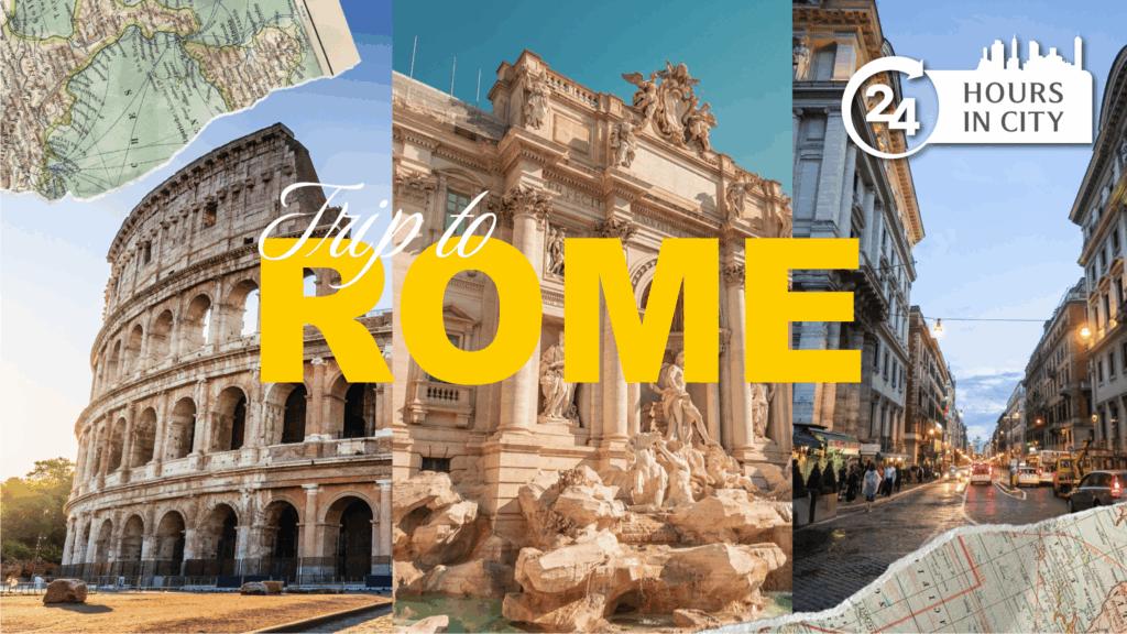 24 hours in city 로마