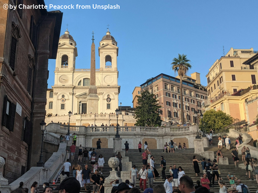 로마 스페인광장 계단