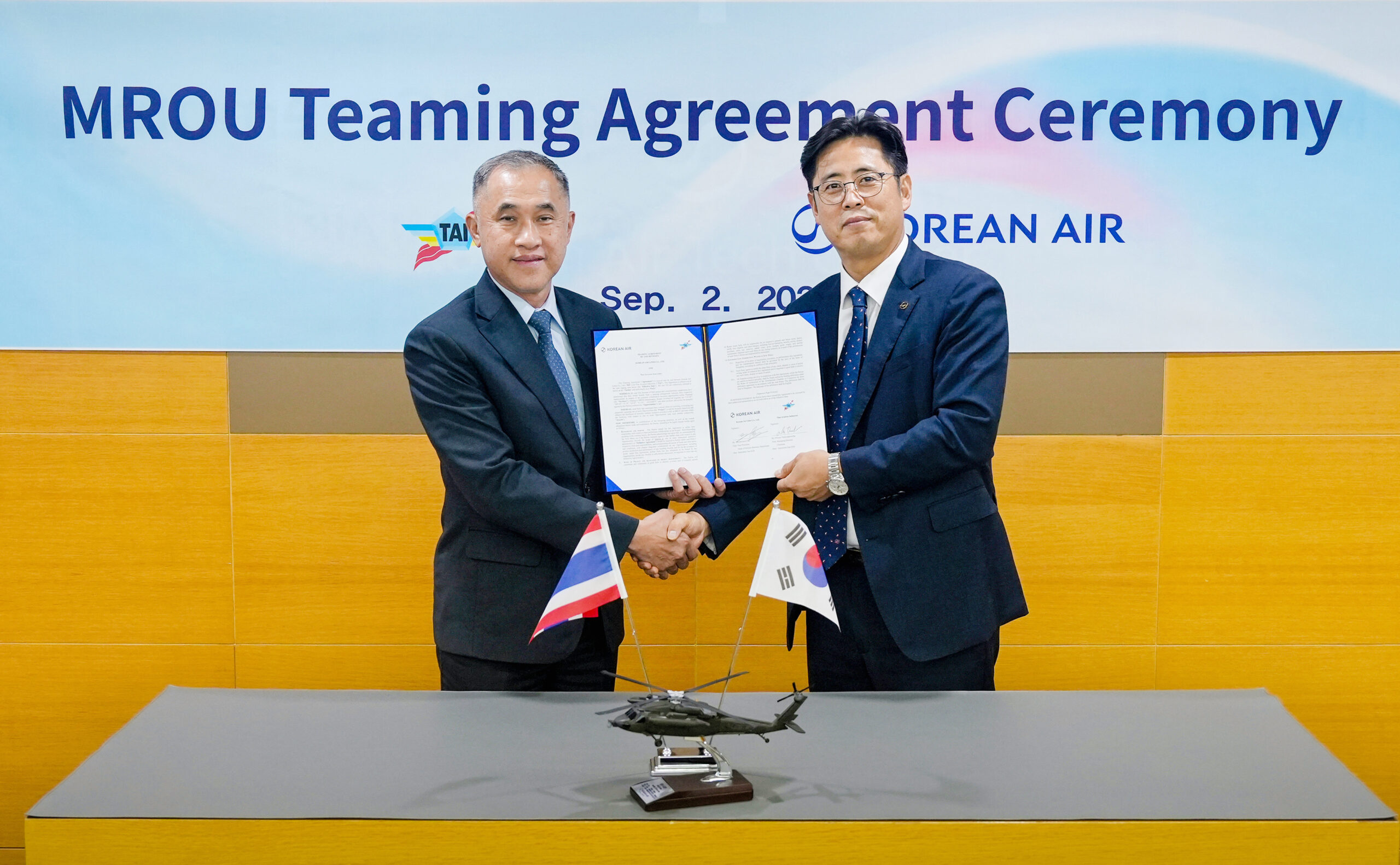 Official image for Korean Air and Thai Aviation Industries agree to cooperate on aircraft MRO
